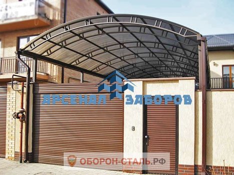 навес для ворот 20
