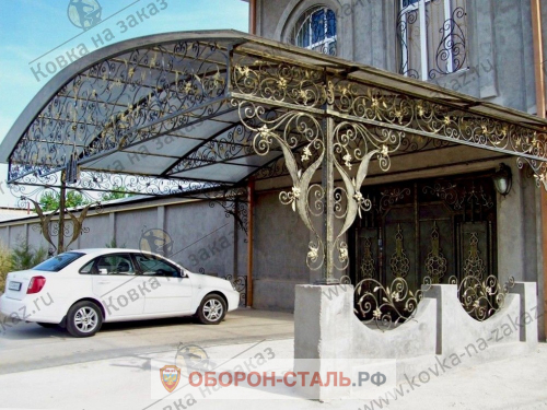 кованый навес 13