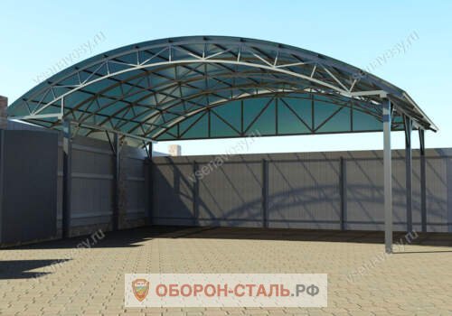 навес к дому 19