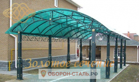 кованый навес 11