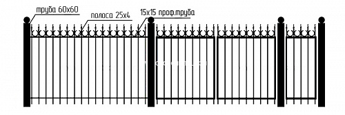 Забор сварной СЗ-62