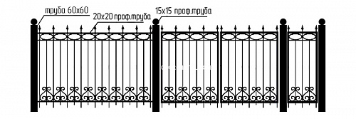 Забор сварной СЗ-108