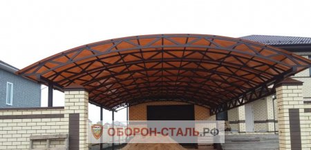навес арочный 9