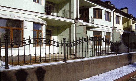 Кованый забор №34