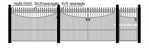 Забор сварной СЗ-43