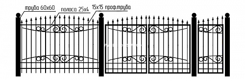 Забор сварной СЗ-84
