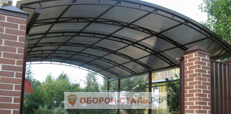 навес арочный 10