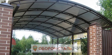 навес арочный 10