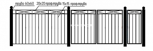 Забор сварной СЗ-26