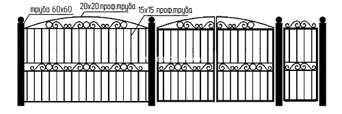 Забор сварной СЗ-46