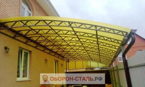 навес для ворот 13