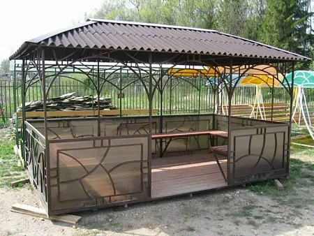 навесы для беседки 16