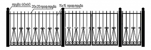 Забор сварной СЗ-76