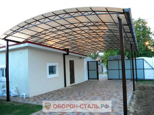 навес арочный 8