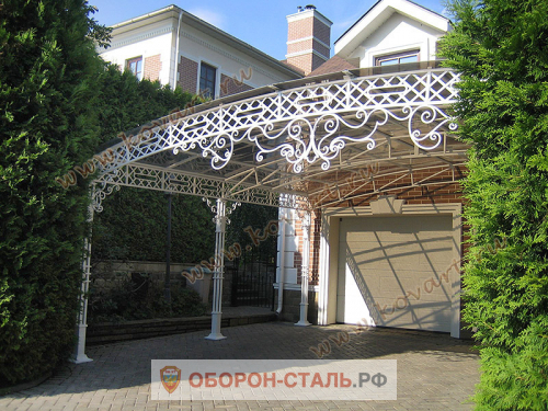кованый навес 6