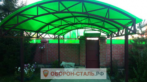 навес арочный 17