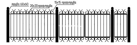 Забор сварной СЗ-89