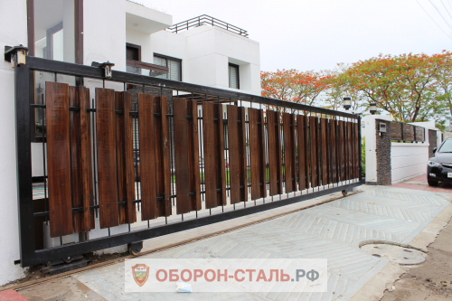 ворота в стиле лофт 6