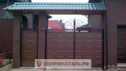 навес для ворот 42