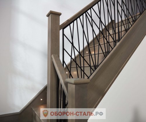 лестничное ограждение лофт 4