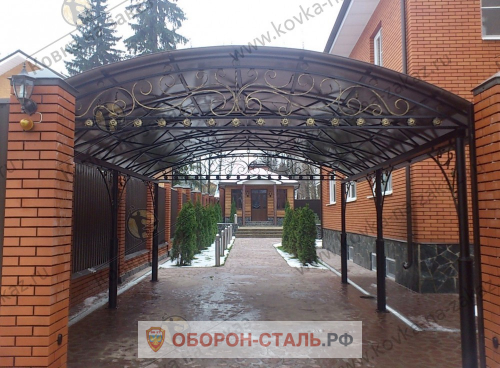 кованый навес 1