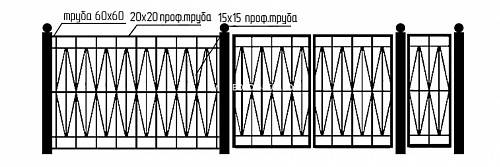 Забор сварной СЗ-34