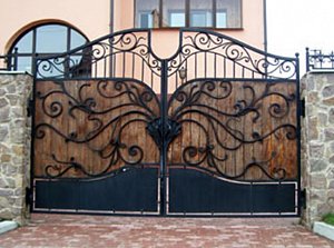 Ворота кованые №14