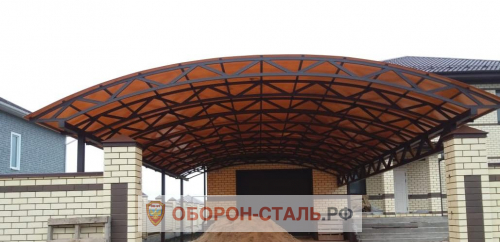 навес арочный 9
