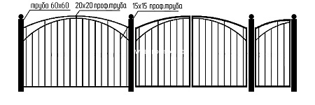 Забор сварной СЗ-11